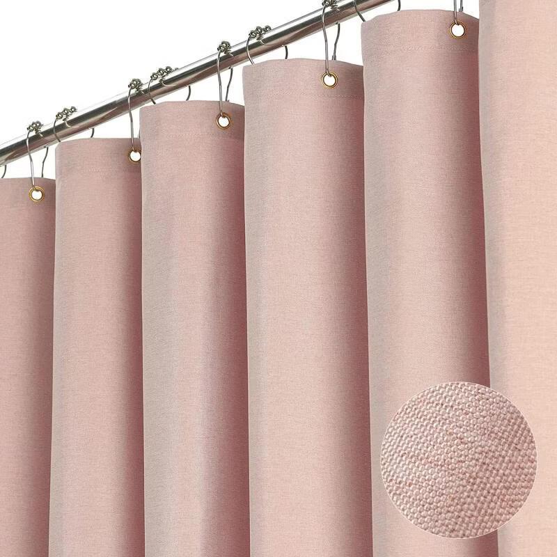 

Handun Linen-Look Shower Curtain