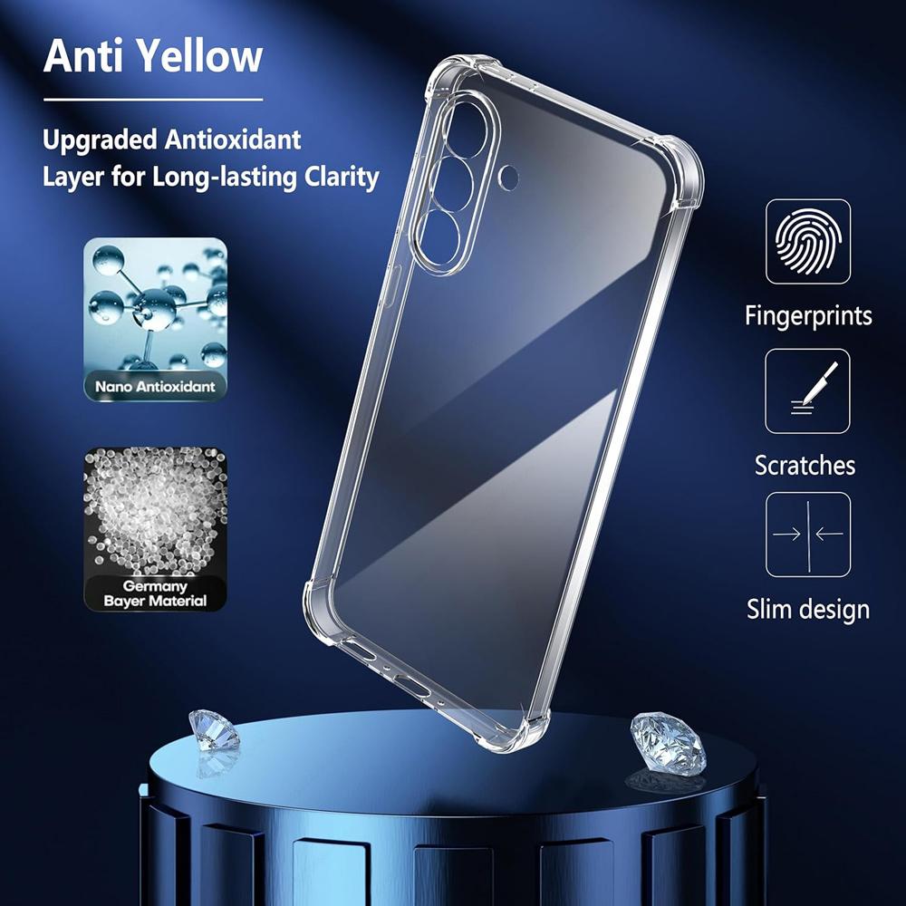 For Samsung A57 Case Clear Silicone Cover For Samsung Galaxy A57 A37 A27 A17 A07 A56 A36 A26 A16 A06 4G 5G Shockproof Back Funda