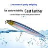 Sinking Pencil Ghost Fly Lure with Blood Groove Hooks - Hard Artificial Plastic Bait