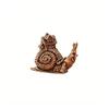 Simulation Animal Figurines Miniatures Toys Hip Hop Exaggerate Solid Brass Snail House Small Ornaments Tea Pet Ceremony Copper