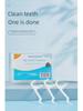 10 Boxes Mixed Dental Kit: Plastic Toothpicks, Disposable Floss Sticks, Flat Wire Floss, Portable Floss Box for Home & Commercial Use