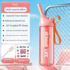 Dustproof Sport Water Bottle 666/888ml Outdoor Water Mug Reusable Drinking Cup with Straw  Juice