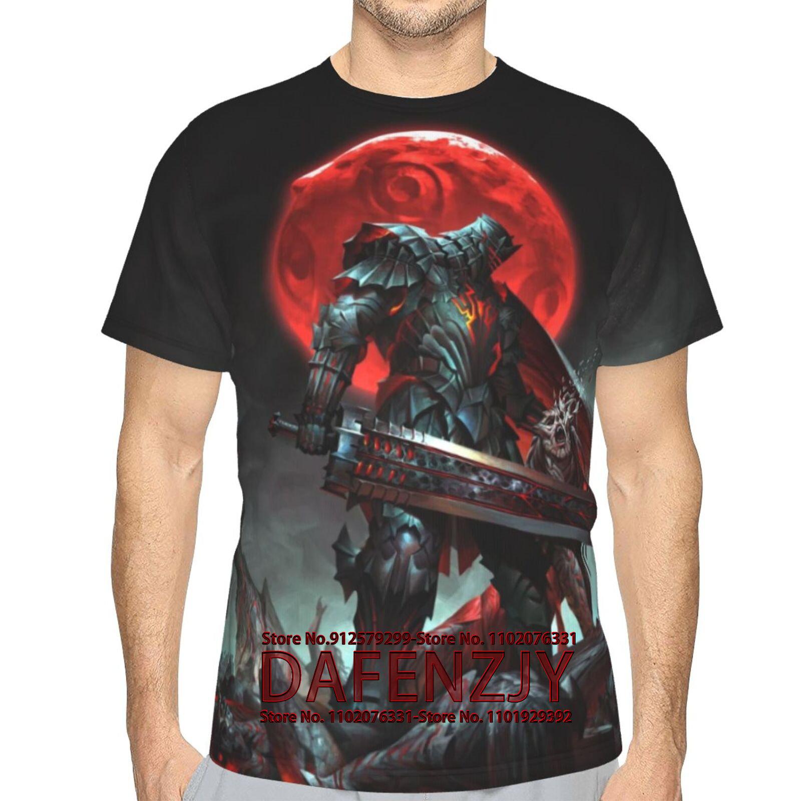 

2025 Лето Винтаж Японский Самурай 3D Печать Футболка Повседневный Короткий Рукав Топы O-образный Вырез Мужская Одежда Панк Уличная Одежда S золотой