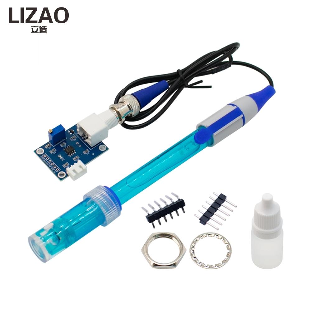 LIZAO PH Sensor Module Monitoring Control Board BNC PH Electrode Probe Water Quality Detection for Arduino
