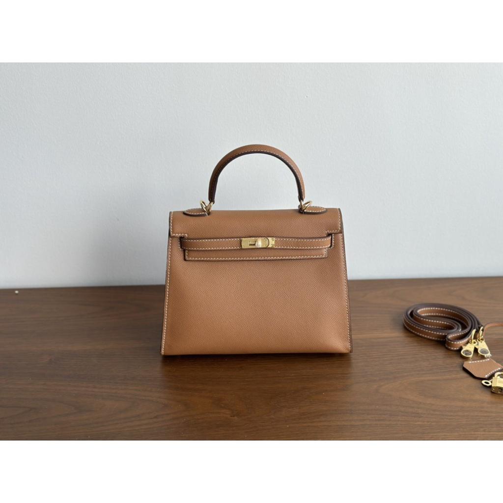 Kazilan Kelly 25 padrão de palma couro de vaca moda ombro portátil mensageiro bolsa de trabalho versátil mini bolsa