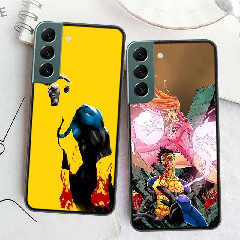 Cartoon Invincible Phone Case For Samsung Galaxy S22 S25 Ultra S21 S10 Plus S26 Edge S20 S23 S24 FE Cover Silicone Soft TPU