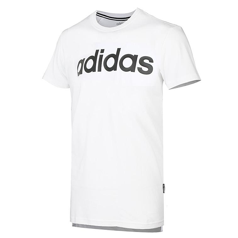 Adidas Neo MC Round Neck Comfortable Short Sleeve T-Shirt Men Tops White DM4264