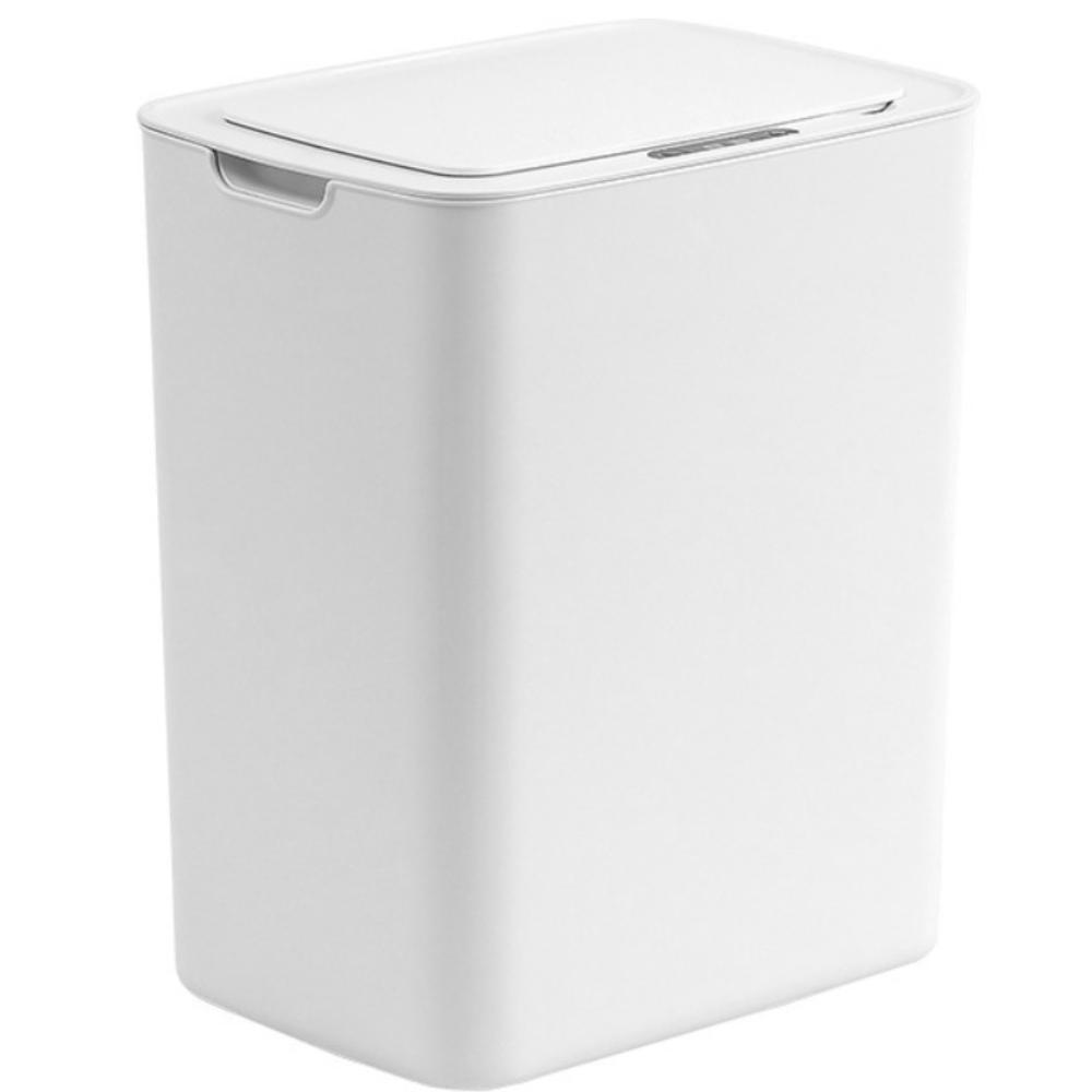 

Durable Automatic Trash Can Modern Style Household Trash Can Large Capacity Trash Can Kitchen білий