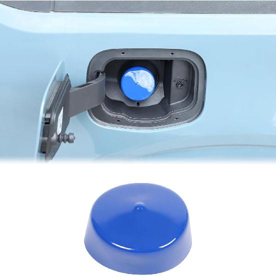 Capless Gas Cap Dirt, Water & Dust Cover Fuel Filler Cover Compatible with Blue