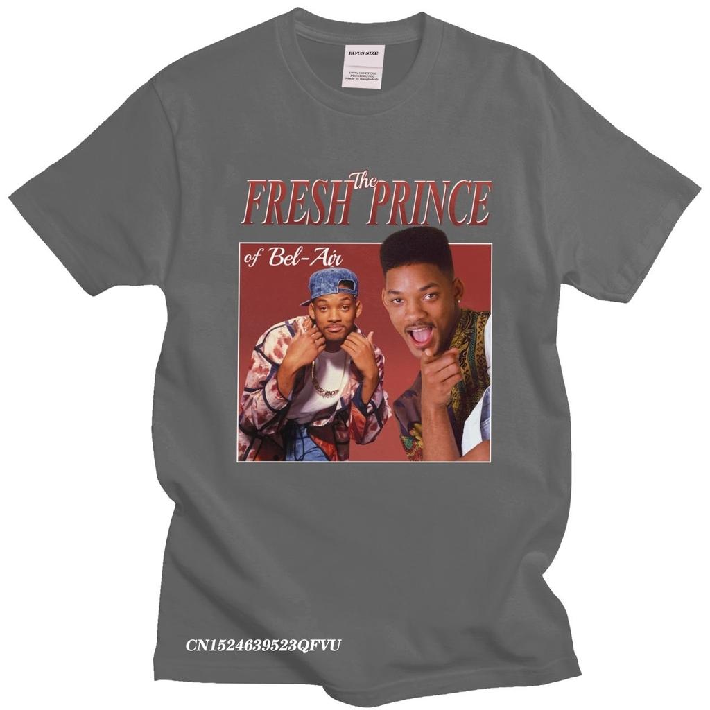 Funny The Fresh Prince Of BelAir Tshirt Men Camisas Men 90s Style Will Smith TV TShirt Carlton Banks Fan Cotton Tee