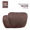 Universal Car Headrest Pillow Neck Cushion Woman Car Neck Pillows Man Waist Pillow Bolster Solid Color Car Neck Headrest