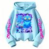 Children's Boy and Girl Anime Costume Kpop Demon Hunter Derpy Tiger Casual Fashion Autumn and Winter Sports Hooded Pullover