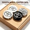 4Pcs 56/62mm Toyota Car Wheel Center Hub Cap Accessories For Toyota GR Corolla Yaris Aygo Prius RAV4 Crown CHR Camry Auris Verso