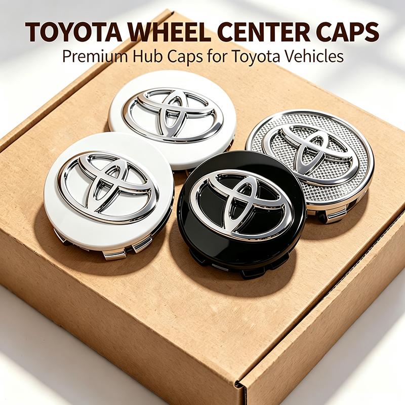 4Pcs 56/62mm Toyota Car Wheel Center Hub Cap Accessories For Toyota GR Corolla Yaris Aygo Prius RAV4 Crown CHR Camry Auris Verso
