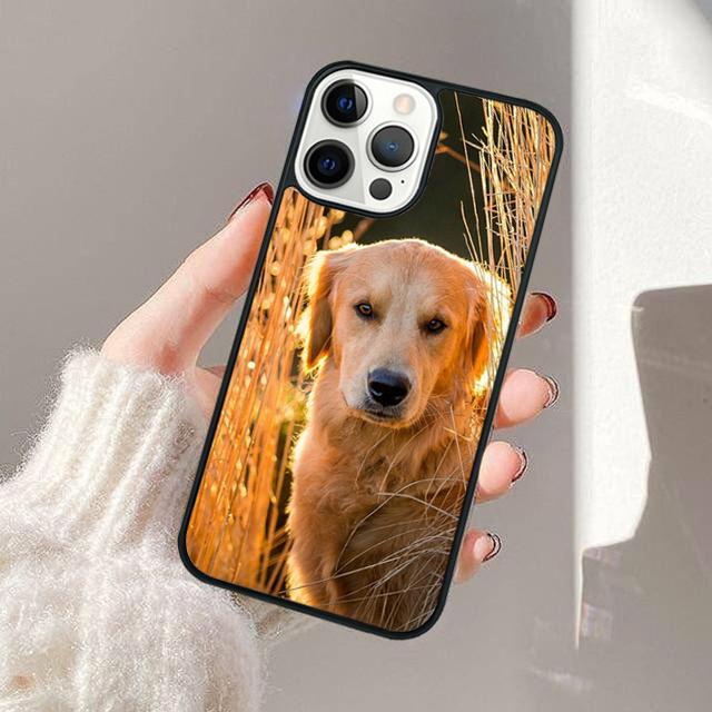 Etui na telefon z Golden Retrieverem Przyjaciel Dla iPhone 17 Air 13 12 14 15 16 Pokrowiec Dla Apple Pro Max Plus Coque