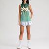 Camiseta Polo de Golf sin Mangas para Mujer con Cuello con Cremallera, Camiseta sin Mangas Deportiva Estampada para Deportes y Actividades al Aire Libre