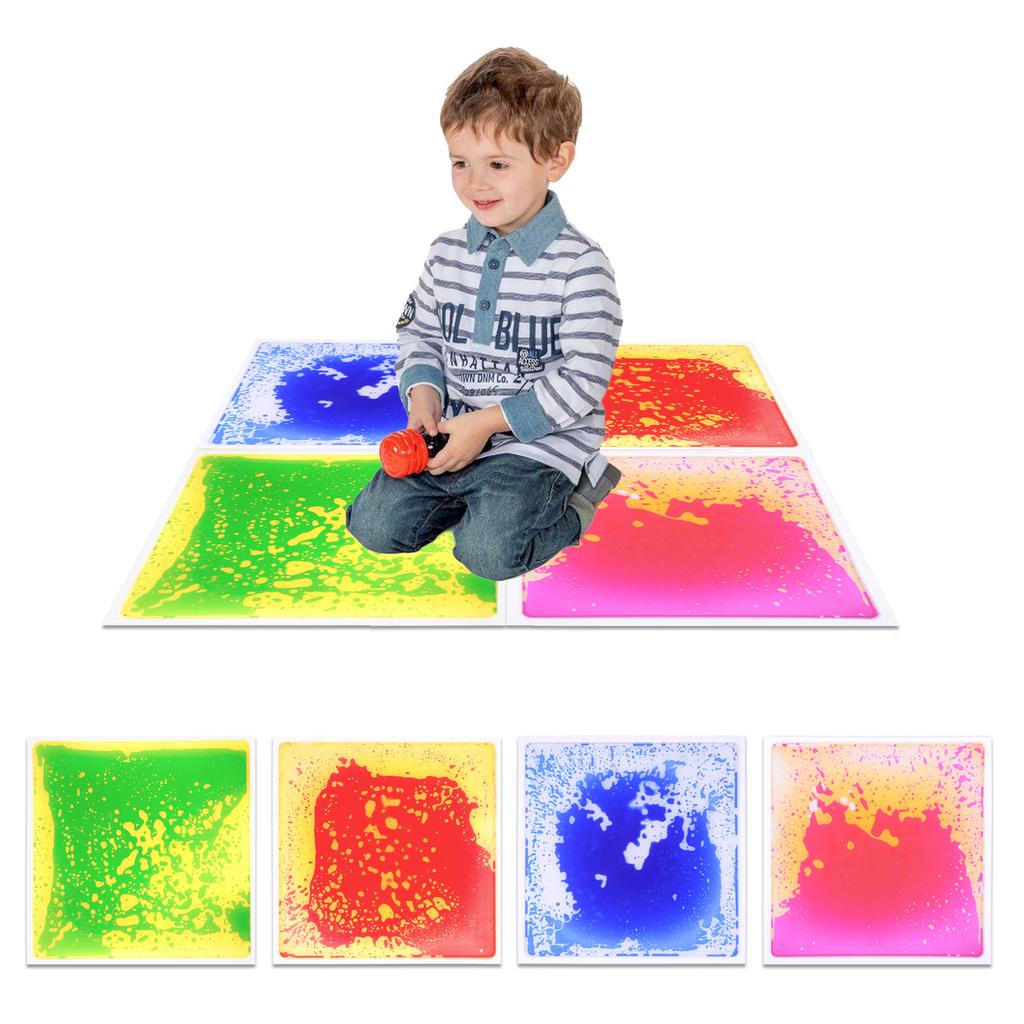 Sensorische Fliesen Flüssigkeitsbeständig Weich für Kleinkinder Vorschule Sensorisches Spiel Spaß Kinder