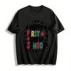 Happy First Day of School Graphic Print Back To School Tee Pure Cotton T-shirt