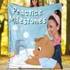 1pc Ms Rachel4 Theme Blanket - Digital Print, Polyester, Cozy for All Seasons, Perfect for Outdoor, Camping, and Travel