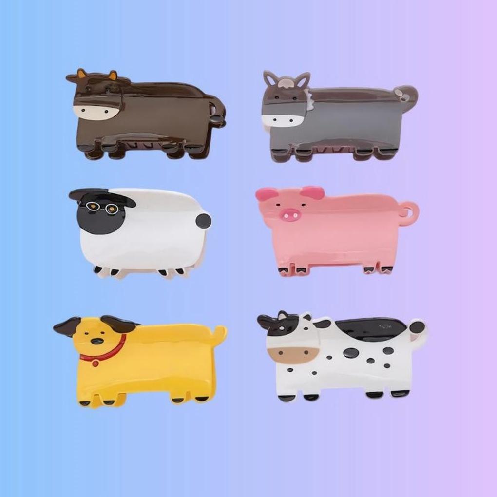 Животные Женского Пола Корова Свинья Овца Собака Животные Зажимы donkey