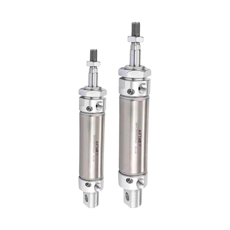 Yadake AIRTAC Stainless Steel Mini Cylinder MAC Series (Sizes: 50X25 to 150X175)
