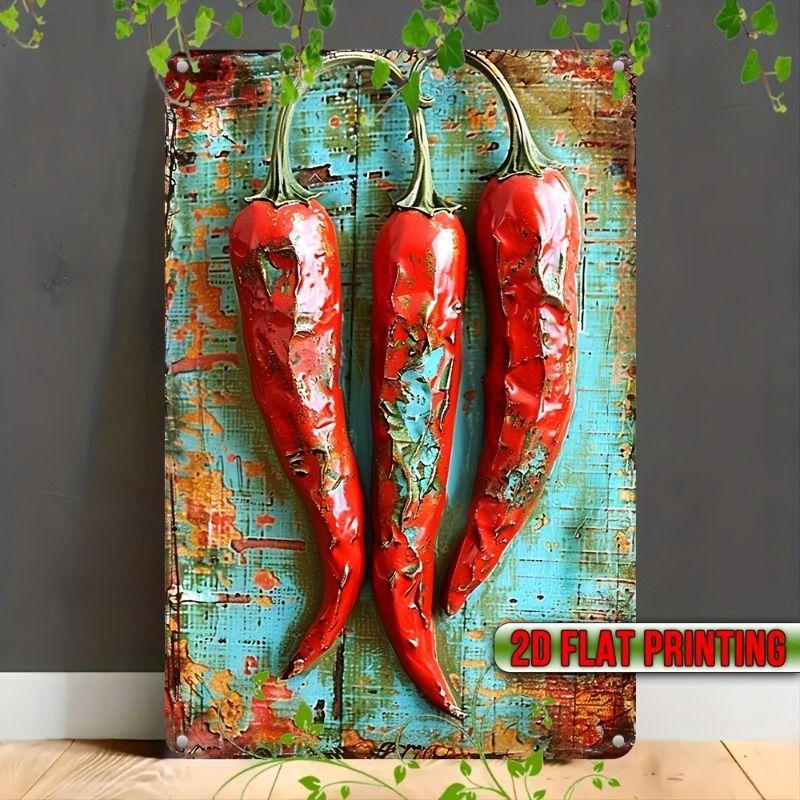 Retro Metal Tin Sign Spices Kitchen Bar Cafe Restaurant Wall Art Decor