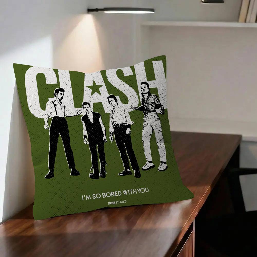Rock Band Das Album Clash Kissen Kissen Geschenk Heim Büro Dekoration Kissen Schlafzimmer Sofa Auto Kissenbezug Kissenbezug