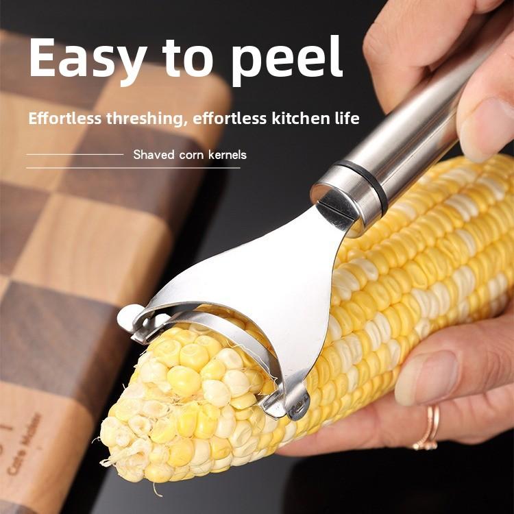 Stainless Steel Corn Planer Artifact Food Grade Corn Planer Household Corn Peeling Corn Threshing Tool