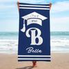 Class Of Graduation Gifts Grad Beach Towel Pool Party Towel Graduation Trip Gifts