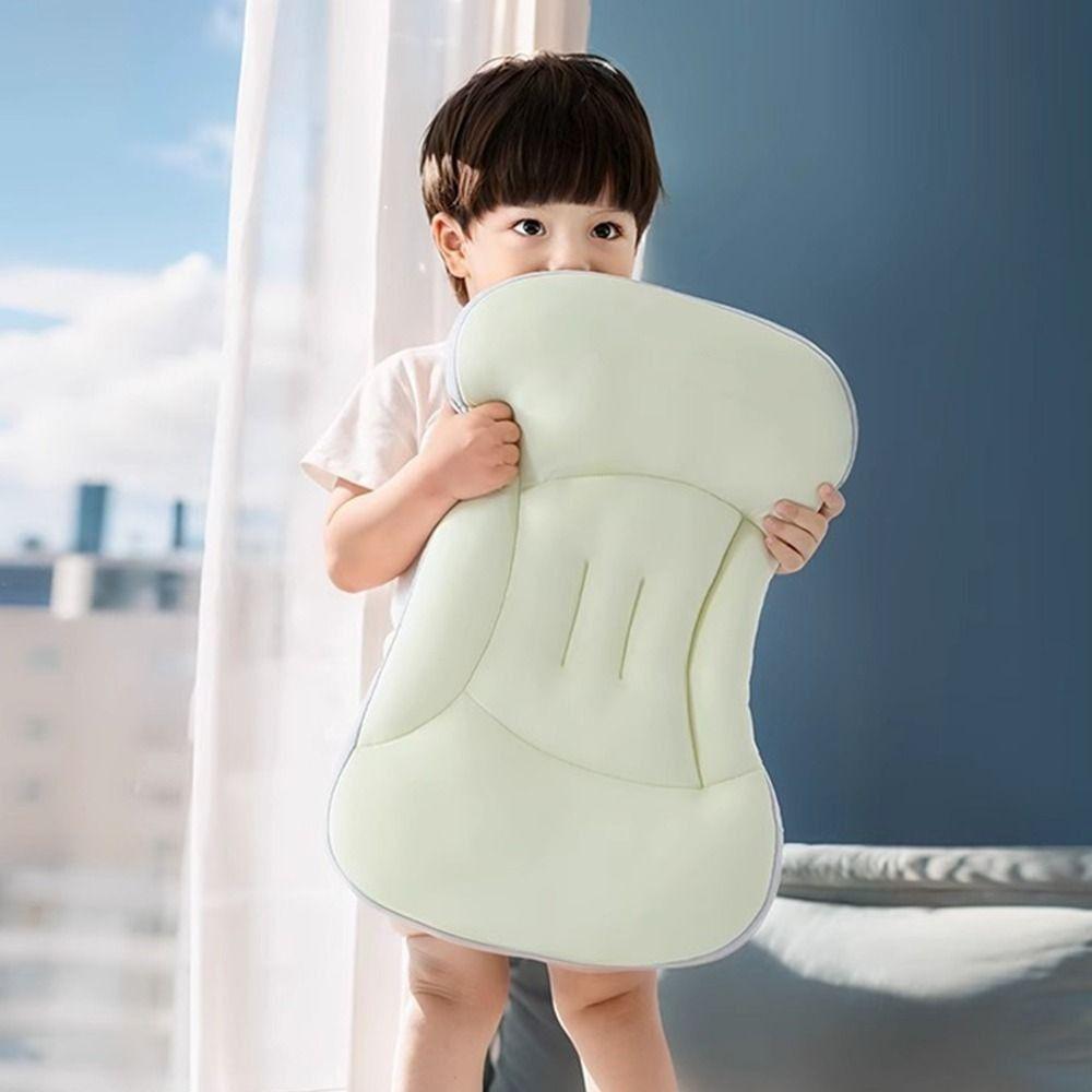 Chłodząca Tkanina Poduszka Podtrzymująca Szyję dla Dzieci Poduszka Podtrzymująca Główkę Niemowlęcia Wspomagająca Relaksujący Sen