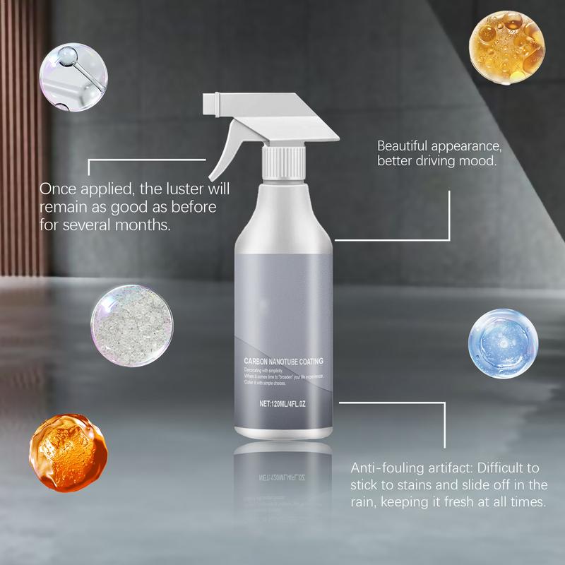 120ml Vehicle Coating Agent Automobile Nano Crystal Plating Agent Car Detailing Painting Spray Vehicle Accessories