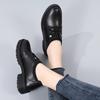 New Women Oxford Shoes Flats Casual Shoes Pu Leather Round Toe Flat Heel Business Shoes Korean Black Sneakers Women Shoes