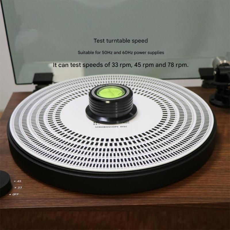 Stroboscope Disc For Accurate Turntable Speed Measurement Acrylic Construction Calibration Distance Gauge