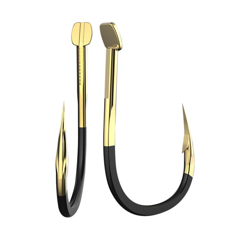 горячий! 20 шт. Премиальные рыболовные крючки с бородками из вольфрамовой стали, карповые крючки, снасти для морской рыбалки No. 9