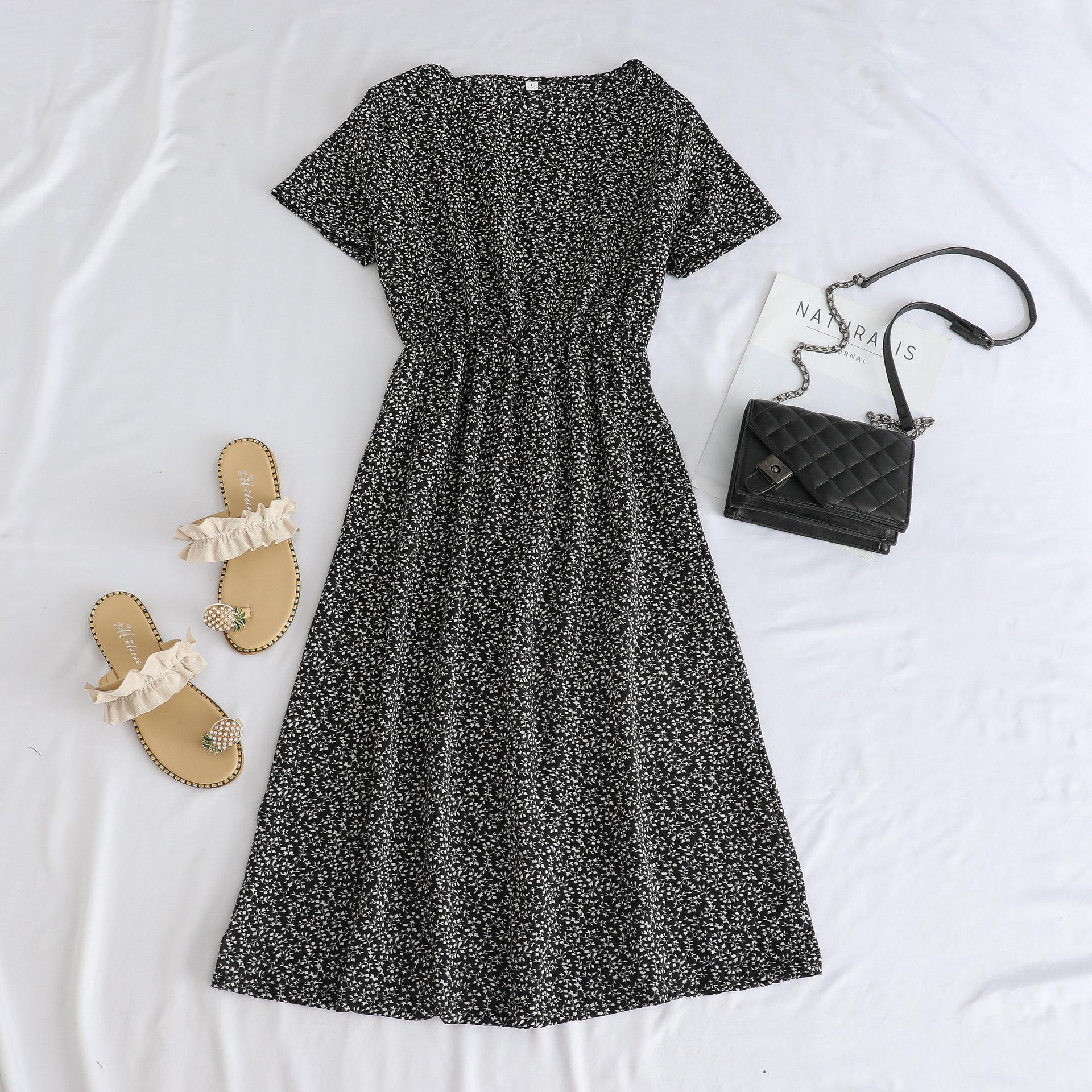 Southeast Asia Elegant Age-Reversing Midi Dress for Middle-Aged Women Large