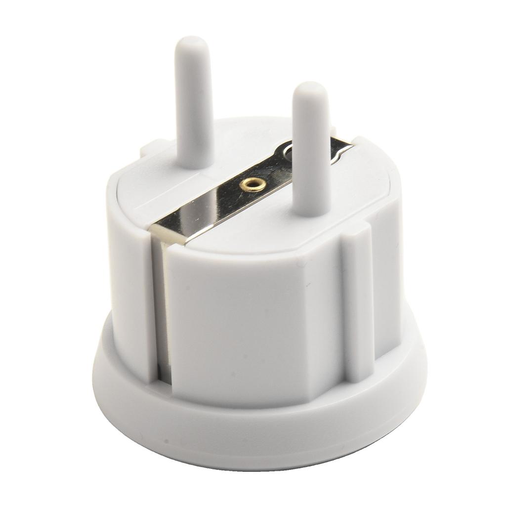 EU--Plug Adapter Plastic Grounding Socket Grounding Anti-static Wall Plate Sockets For Earthing Socket Travel Adapter