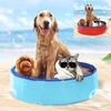 Haustierpool Tragbare Schwimmwanne Faltbare Hundebadewanne Faltbare Haustierbadewanne Hundebadewanne Outdoor Indoor Zusammenklappbarer Bade-Pool