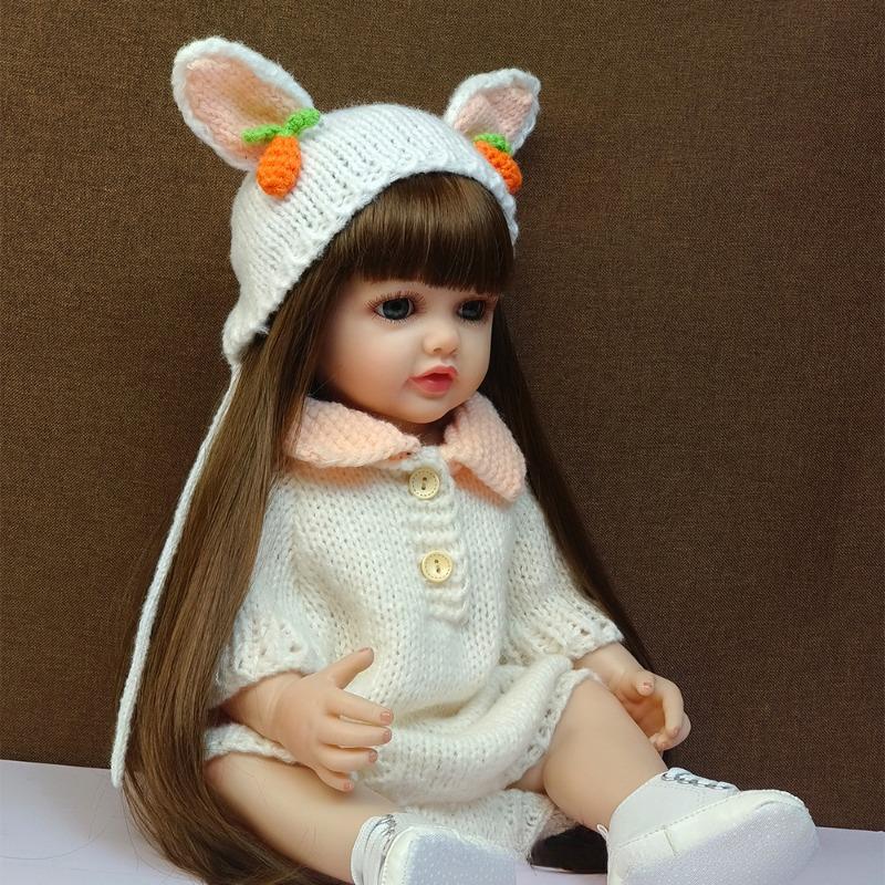 22palcová Fantasy Batole Reborn Panenka Betty 55cm Silikonové Celé Tělo Vodotěsná Panenka Novorozeného Miminka Realistická Dětská Hračka Panenky pro Dívky Dětský Sváteční Dárek