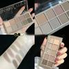 New Eye Shadow Matte Pearlescent Earth Color European and American Makeup Cement Color Eye Shadow Palette Ins