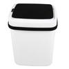Smart Trash Can Large Capacity LED Light Automatic Motion Sensor Waste Bin with Button for Home Use