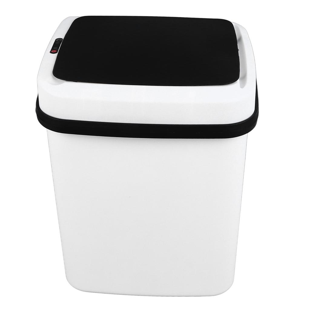 Smart Trash Can Large Capacity LED Light Automatic Motion Sensor Waste Bin with Button for Home Use