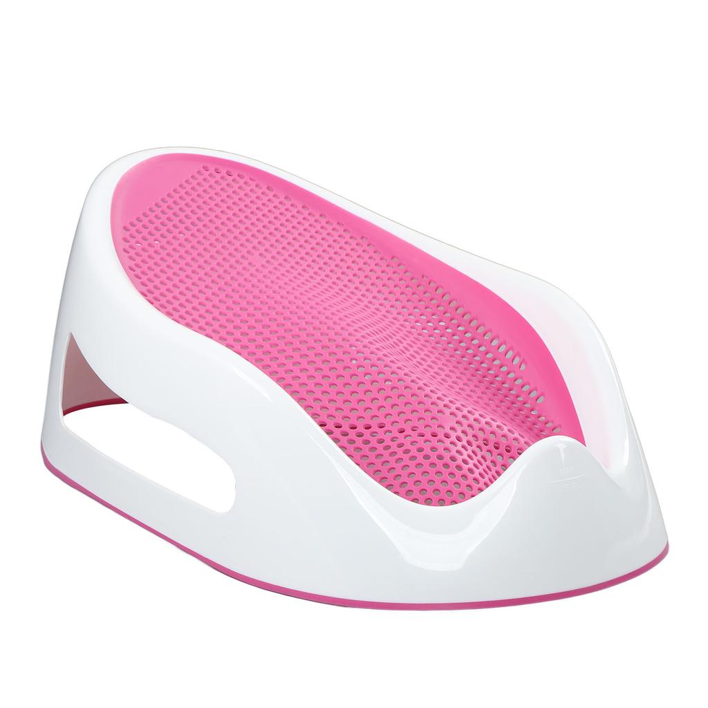 Baby Bath Support TPE Soft Silicone Safe Comfortable Infant Bath Tub Lying Support Bracket for