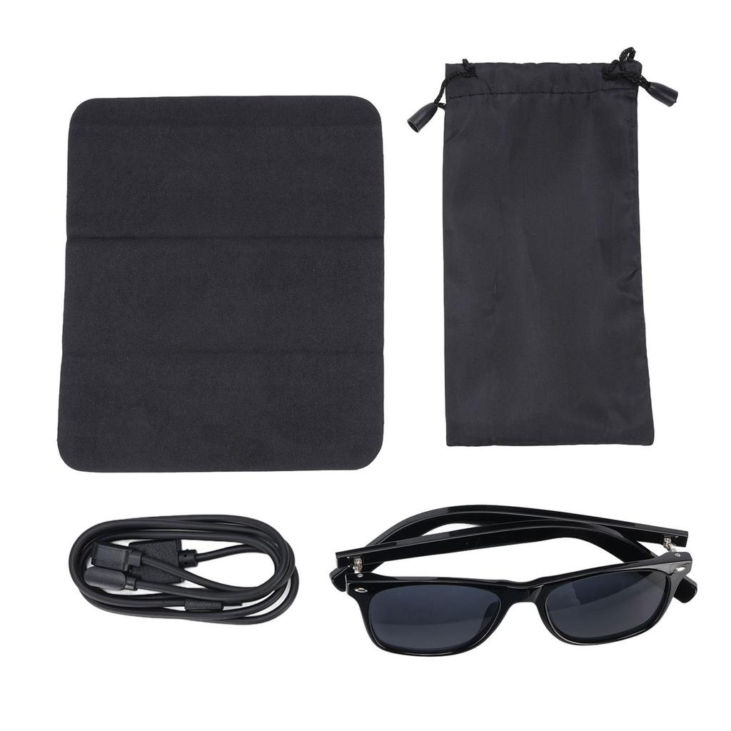 AI Translation Glasses Bluetooth 5.3 118 Languages Real Time Stereo Sound Smart Translator Glasses for Travel Business
