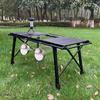 Table Panel Storage Basket Multifunctional Camping Folding Storage Basket Pots Bowls Plates Holder Basket IGT Table Accessories