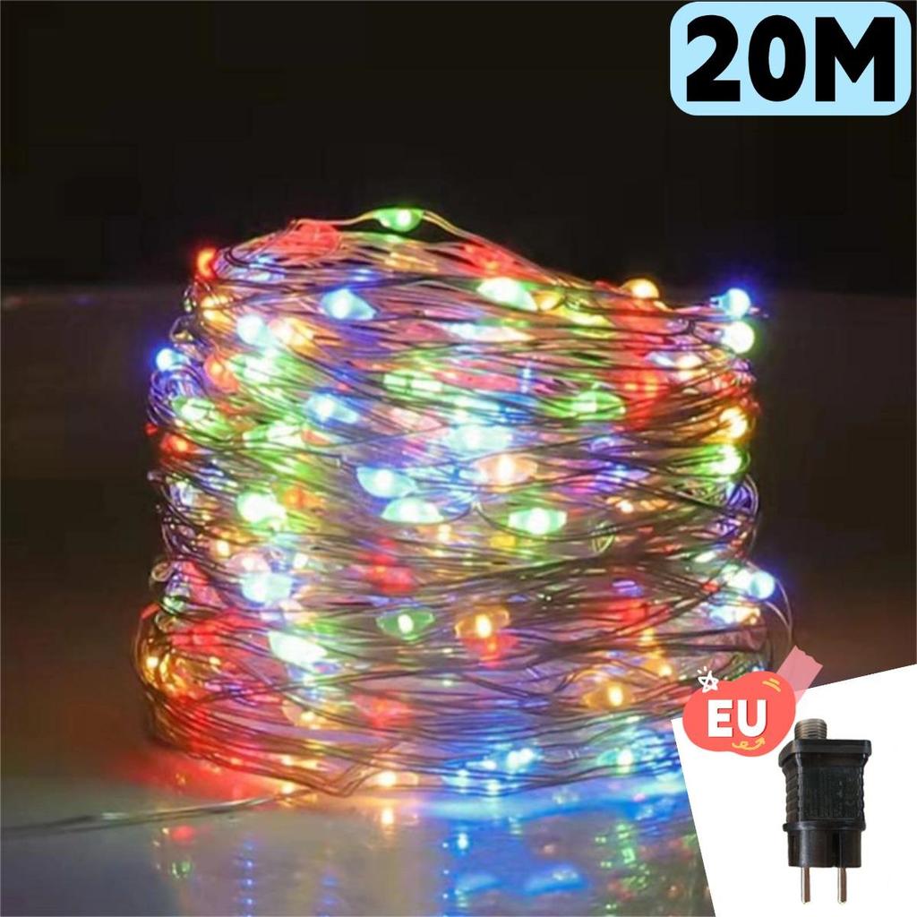 Christmas Fairy String Light Led Fairy Lights EU/USB DC Power Remote Control Halloween Garland Fairy Light for Wedding Party Christmas Decoratio