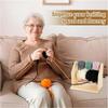 Yarn Holder Dispenser Wood Crochet Spool Holder Double-Rotating Crochet Spool Holder Portable Yarn Storage Organizer For