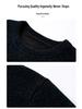 Chenille Men's Thick Knit Sweater - Round Neck, Warm Velvet, Casual Hoodie Pullover