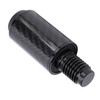 Pool Cue Extension 2 Inch Carbon Fiber Billiard Stick Extender with Bumper for CUETEC