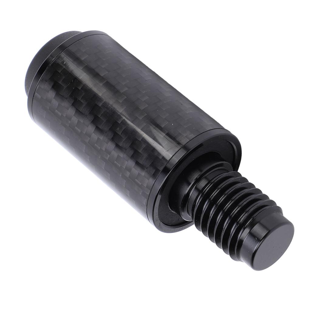 Pool Cue Extension 2 Inch Carbon Fiber Billiard Stick Extender with Bumper for CUETEC