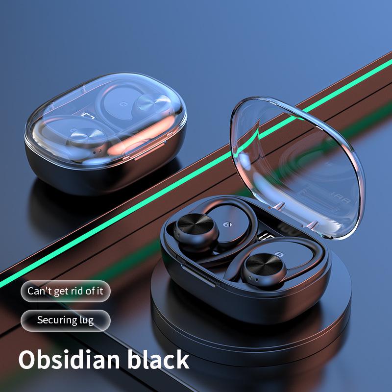 Q36 Bluetooth Over-Ear Wireless Sports Earphones with Charging Case & Digital Display